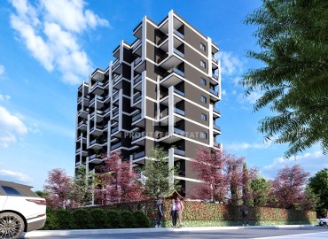 Студии и двухкомнатные квартиры, 44-75,5м², в элитном комплексе на этапе строительства в районе Арпачбахшиш, Мерсин, с беспроцентной рассрочкой ID-14468 фото-3