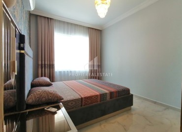 Furnished one-bedroom apartment 65m2, with designer interior, 500 meters from the sea, Mahmutlar, Alanya ID-14481 фото-5