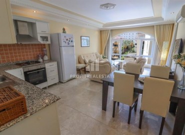Cozy furnished apartment 2 + 1, 100m2, 400 meters from the sea, in a residence with facilities, Oba, Alanya ID-14488 фото-4