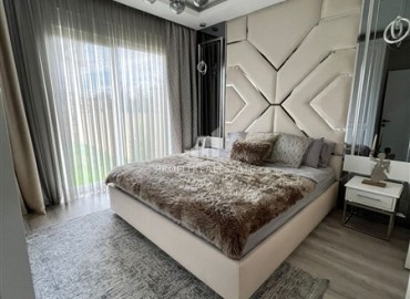 Luxury furnished duplex 3 + 1, 155m², with access to a private garden in a cozy residence in Oba, Alanya ID-14497 фото-3