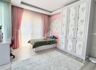 Luxury furnished duplex 3 + 1, 155m², with access to a private garden in a cozy residence in Oba, Alanya ID-14497 фото-6