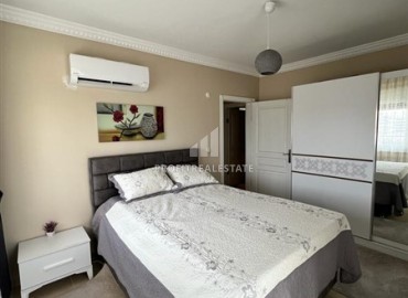 Изысканная меблированная квартира 2+1, 120м2, с видом на море, в 150 метрах от пляжа в Махмутларе, Аланья ID-14502 фото-12