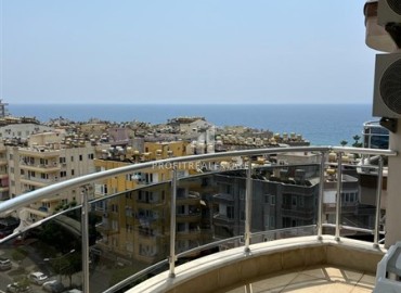 Изысканная меблированная квартира 2+1, 120м2, с видом на море, в 150 метрах от пляжа в Махмутларе, Аланья ID-14502 фото-15