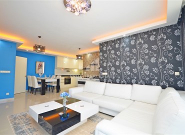 Two bedroom apartment with designer interior, 200 meters from the sea, Kargicak, Alanya, 110 m2 ID-14518 фото-3