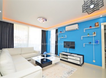Two bedroom apartment with designer interior, 200 meters from the sea, Kargicak, Alanya, 110 m2 ID-14518 фото-4