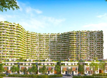 Апартаменты разных планировок и виллы, 71-340м², в строящемся масштабном элитном комплексе в районе Томюк, Эрдемли ID-14525 фото-1