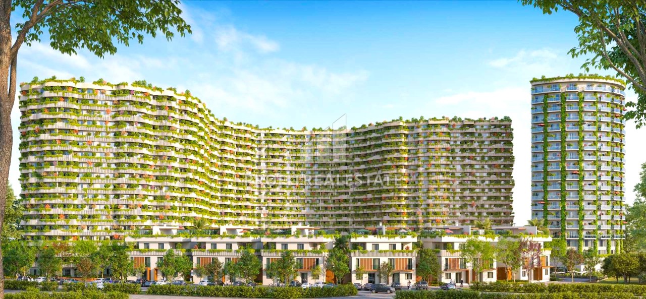 Апартаменты разных планировок и виллы, 71-340м², в строящемся масштабном элитном комплексе в районе Томюк, Эрдемли ID-14525 фото-1