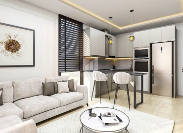 Стартовые цены на квартиры 1+1, 55м², в резиденции премиум класса в районе Мерсина - Томюк ID-14526 фото-13