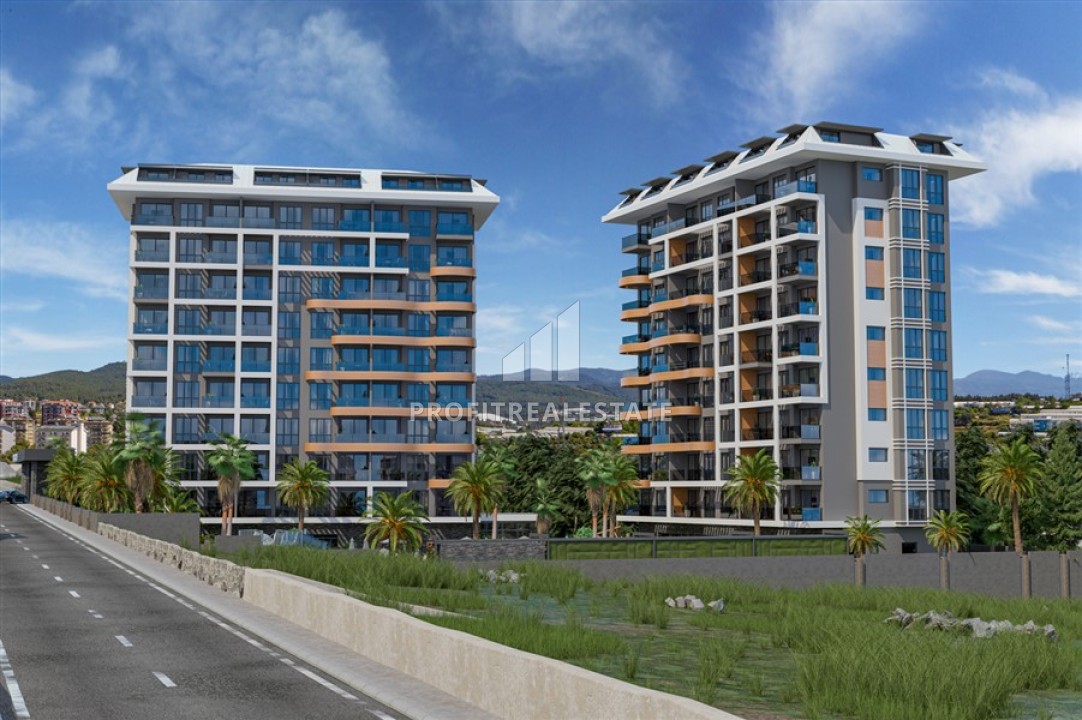 Новые двухкомнатные апартаменты в резиденции с инфраструктурой отеля, Авсаллар, Аланья, 58 м2 ID-14527 фото-2