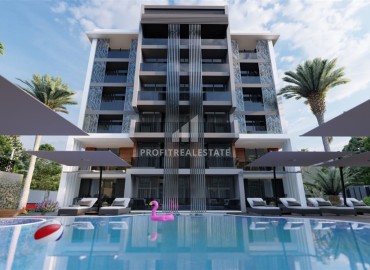 Инвестиционная недвижимость: трехкомнатные апартаменты на начальном этапе строительства, Алтынташ, Анталия, 75 м2 ID-14532 фото-1