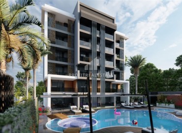 Инвестиционная недвижимость: трехкомнатные апартаменты на начальном этапе строительства, Алтынташ, Анталия, 75 м2 ID-14532 фото-2