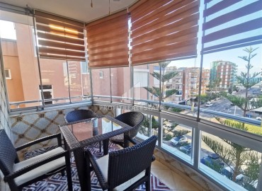 Spacious furnished duplex penthouse, 175m², with four bedrooms and a view terrace, 250m from the sea in Oba, Alanya. ID-14545 фото-15