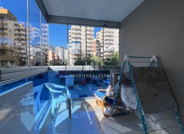 Готовая к проживанию двухкомнатная квартира 70м2, с застеклённым балконом, в 400 метрах от моря, Махмутлар, Аланья ID-14547 фото-7