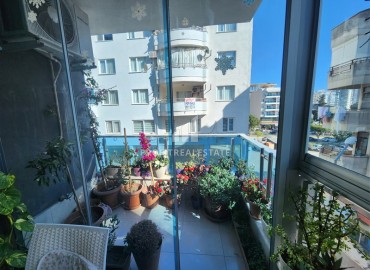 Inexpensive two bedroom furnished apartment by the sea, 100m2, with a glazed balcony, in Mahmutlar, Alanya ID-14548 фото-19
