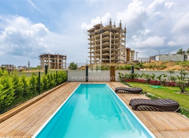 One-bedroom furnished apartment 65 m2, with a private garden, in a residence with facilities in Avsallar, Alanya ID-14553 фото-8
