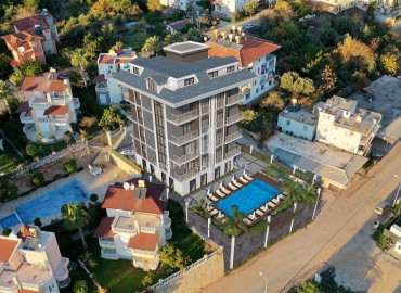 Новые квартиры разных планировок в 300 метрах от моря, Кестель, Аланья, 45-150 м2 ID-15558 фото-1