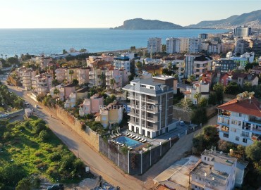 New apartment of different layouts 300 meters from the sea, Kestel, Alanya, 45-150 m2 ID-14558 фото-3