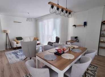 Spacious apartment 2 + 1, 120m², with a designer interior on the first coastline in Cesmeli, Mersin ID-14566 фото-4