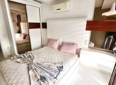 Элегантная меблированная квартира с одной спальней, 60м², в комплексе премиум класса в центре Алании ID-14606 фото-3