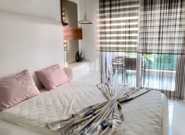 Элегантная меблированная квартира с одной спальней, 60м², в комплексе премиум класса в центре Алании ID-14606 фото-7