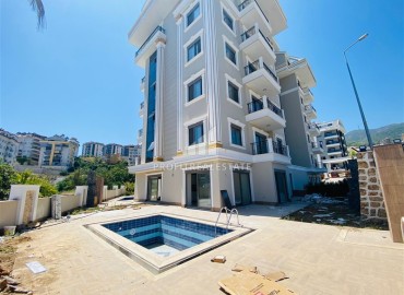 New one-bedroom apartment, 52m², in a residence with extensive facilities, in Oba, Alanya ID-14608 фото-16