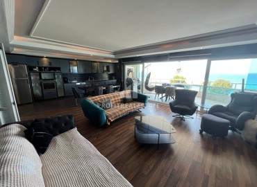 View design apartment 3 + 1, 165m2, on the first coastline, for obtaining Turkish citizenship, Tosmur, Alanya ID-14613 фото-13