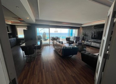 Видовая дизайнерская квартира 3+1, 165м2, на первой береговой линии, для получения турецкого гражданства, Тосмур, Аланья ID-14613 фото-19