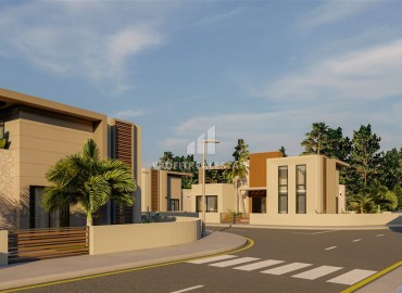 Привлекательный инвестиционный проект: комплекс вилл 376-40м2 с личными бассейнами и инфраструктурой, Искеле, Северный Кипр ID-14626 фото-12