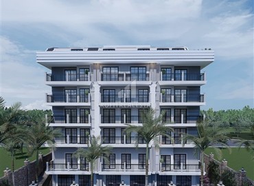 Новый проект в центре Алании, в 100м пляжа Кейкубат для ваших инвестиций: комфортабельные квартиры 65-330м² ID-14666 фото-4