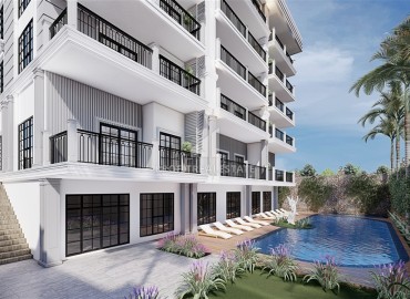 Новый проект в центре Алании, в 100м пляжа Кейкубат для ваших инвестиций: комфортабельные квартиры 65-330м² ID-14666 фото-9