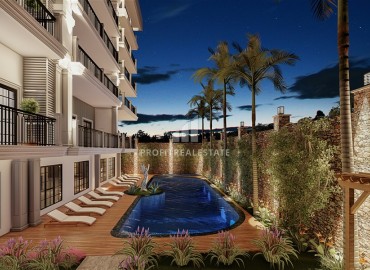 Новый проект в центре Алании, в 100м пляжа Кейкубат для ваших инвестиций: комфортабельные квартиры 65-330м² ID-14666 фото-18