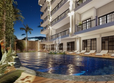 Новый проект в центре Алании, в 100м пляжа Кейкубат для ваших инвестиций: комфортабельные квартиры 65-330м² ID-14666 фото-20