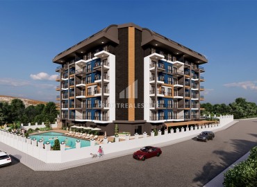 Двухкомнатные и трехкомнатные квартиры, 40-80м², в инвестиционном проекте в районе Алании – Газипаша ID-14678 фото-1