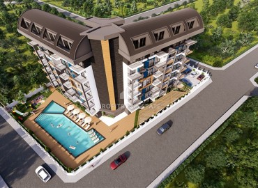 Двухкомнатные и трехкомнатные квартиры, 40-80м², в инвестиционном проекте в районе Алании – Газипаша ID-14678 фото-2