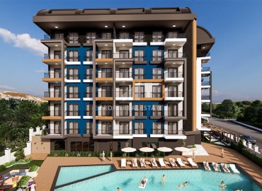 Двухкомнатные и трехкомнатные квартиры, 40-80м², в инвестиционном проекте в районе Алании – Газипаша ID-14678 фото-3