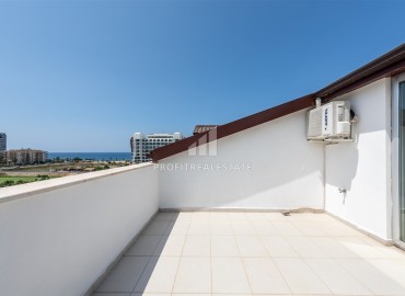 Светлый элегантный пентхаус с тремя спальнями 130м2, с видом на море, в 200 метрах от пляжа, Кестель, Аланья ID-14692 фото-10