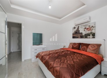 Светлый элегантный пентхаус с тремя спальнями 130м2, с видом на море, в 200 метрах от пляжа, Кестель, Аланья ID-14692 фото-12