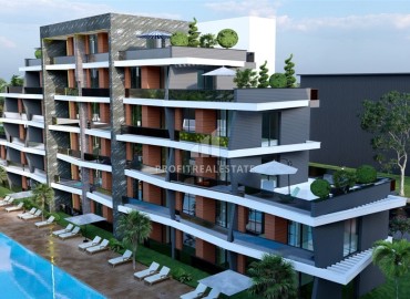 Двухкомнатные апартаменты 60 м2 на этапе проекта, в Анталии, Алтынташ ID-14696 фото-4