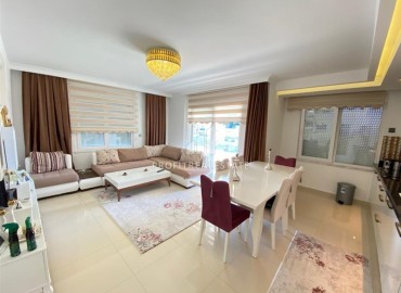 Элегантная меблированная квартира 2+1, 110м2, с видом на море, в 250 метрах от пляжа, Махмутлар, Аланья ID-14731 фото-3