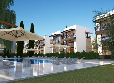 Двух- и трехкомнатные квартиры в новой благоустроенной резиденции, Лапта, Кирения, Северный Кипр, 50-67 м2 ID-14741 фото-1