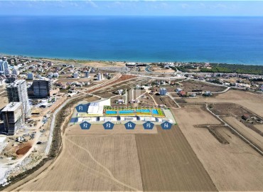 Инвестиционный проект от застройщика 37-154м2, с инфраструктурой 5-зведочного отеля, в 550 метрах от моря, Искеле, Северный Кипр ID-14744 фото-20