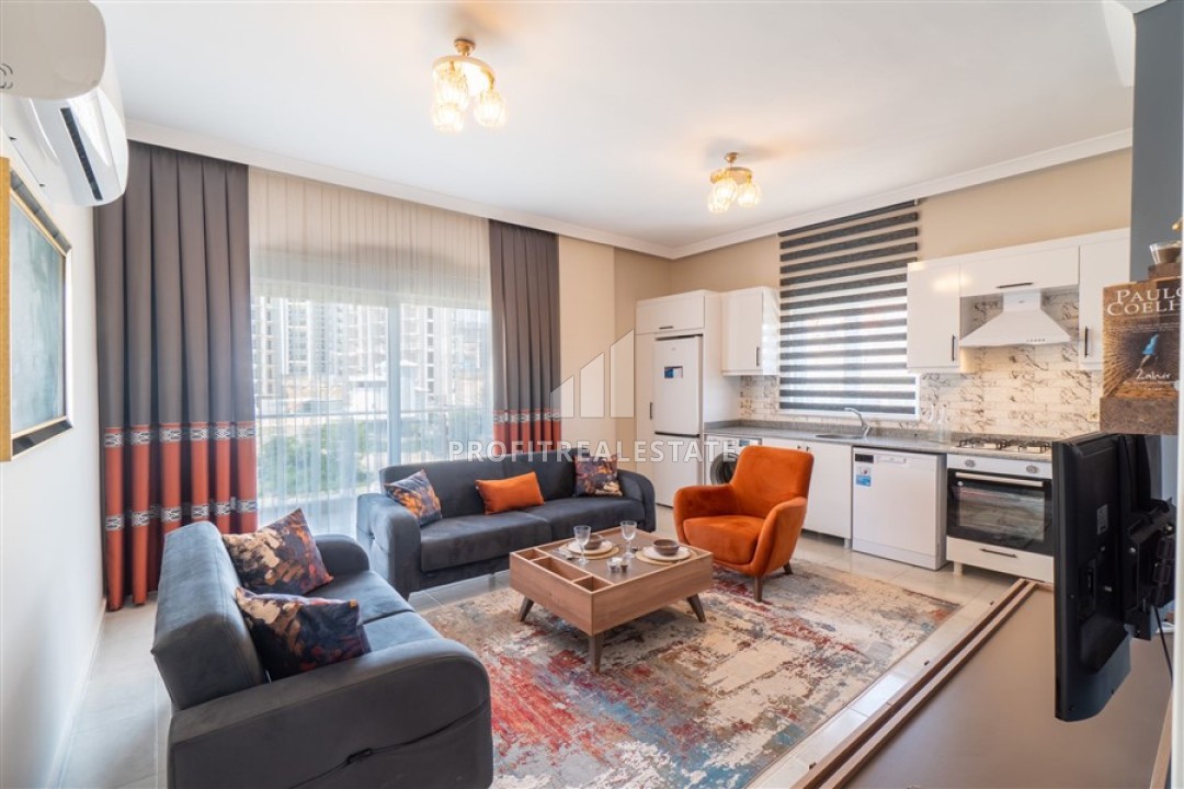 Меблированные апартаменты 2+1, по выгодной цене, в резиденции 2022 года, Авсаллар, Аланья, 100 м2 ID-14747 фото-2