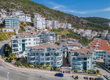 Трехкомнатные меблированные апартаменты, 120м2, с панорамным видом на море, в 500 метрах от пляжа, Аланья ID-14761 фото-3