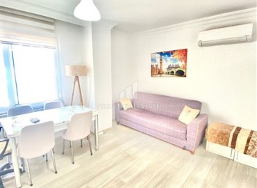 Недорогая меблированная квартира с одной спальней, 60м², в доме городского типа в районе Махмутлар, Алания ID-14764 фото-4