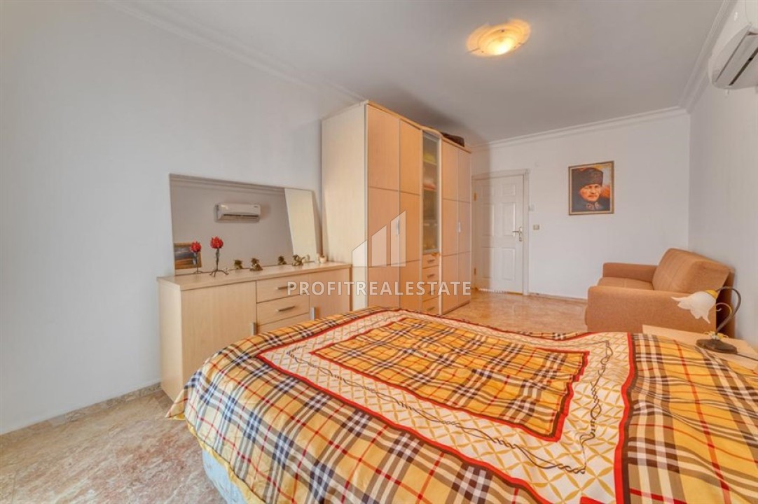 Уютный меблированный пентхаус 250 м2 по привлекательной цене, с тремя спальнями и видом на море, Тосмур, Аланья ID-14785 фото-2