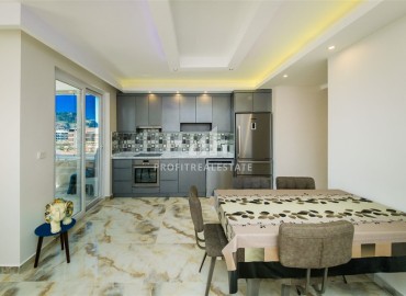 Центр Алании: дизайнерская квартира 2+1, 110м², в уютном комплексе с бассейном в 700м от пляжа Клеопатры ID-14807 фото-7