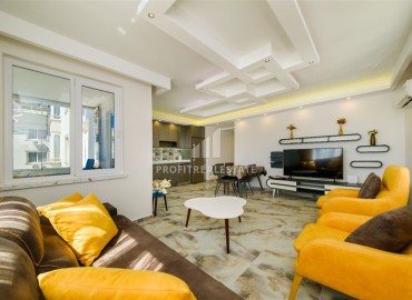 Центр Алании: дизайнерская квартира 2+1, 110м², в уютном комплексе с бассейном в 700м от пляжа Клеопатры ID-14807 фото-9