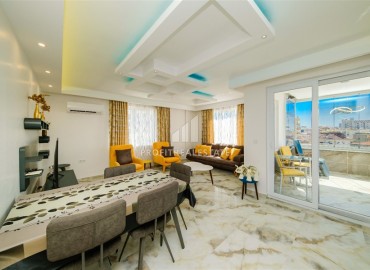 Центр Алании: дизайнерская квартира 2+1, 110м², в уютном комплексе с бассейном в 700м от пляжа Клеопатры ID-14807 фото-10