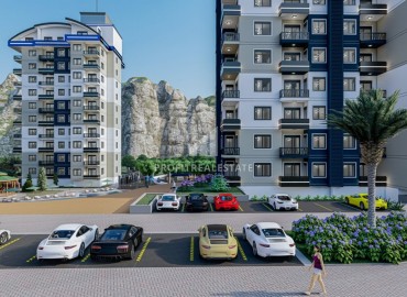 One-bedroom apartment, 53m² in a premium residence at the final stage of construction, in Avsallar, Alanya ID-14820 фото-12