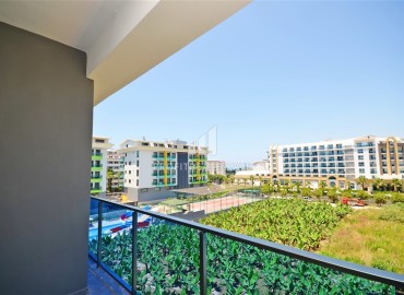 Новая квартира 1+1 в резиденции с богатой инфраструктурой, в 150 метрах от моря, Каргыджак, Аланья, 55 м2 ID-14854 фото-10